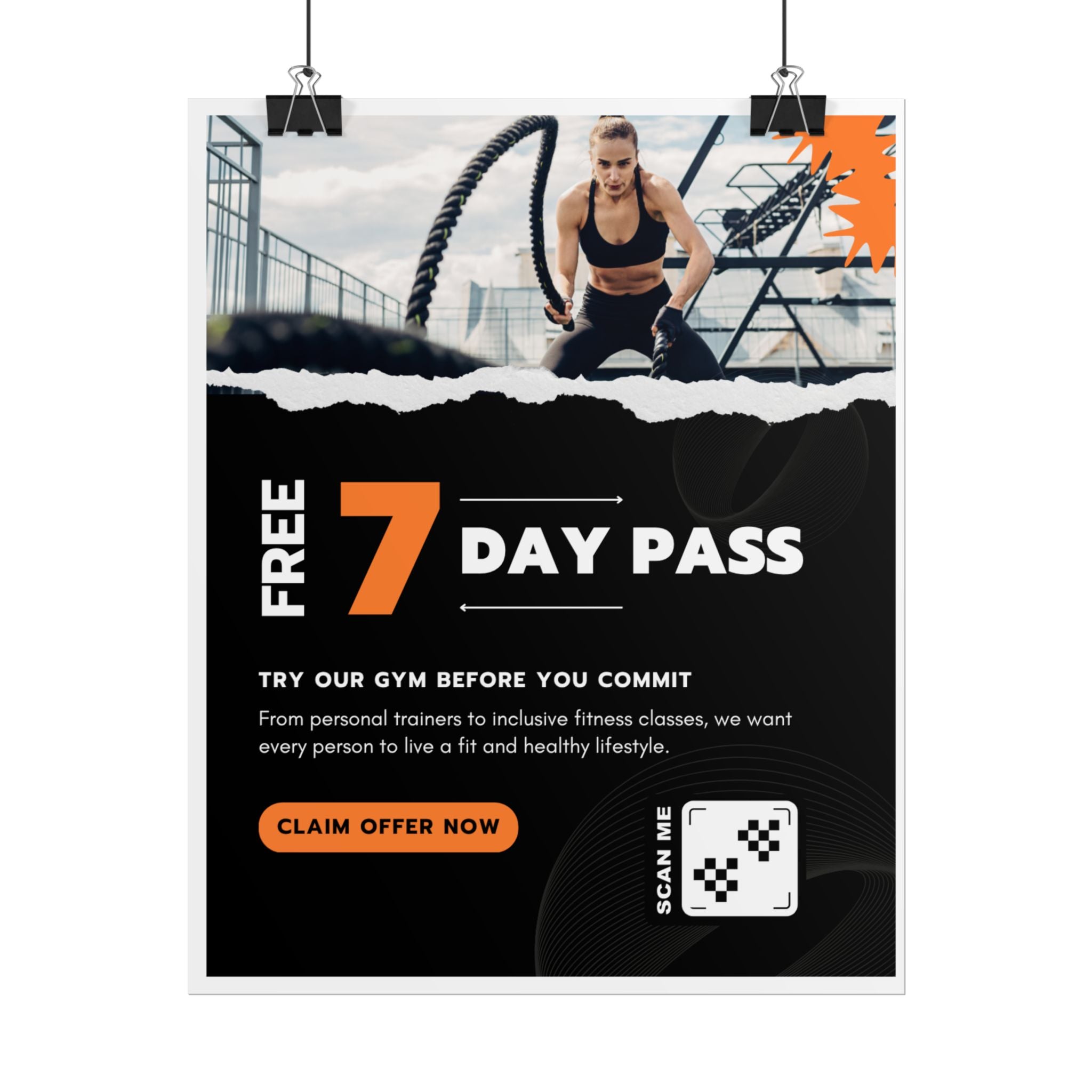 Custom Poster —Add Company Logo & Any Image