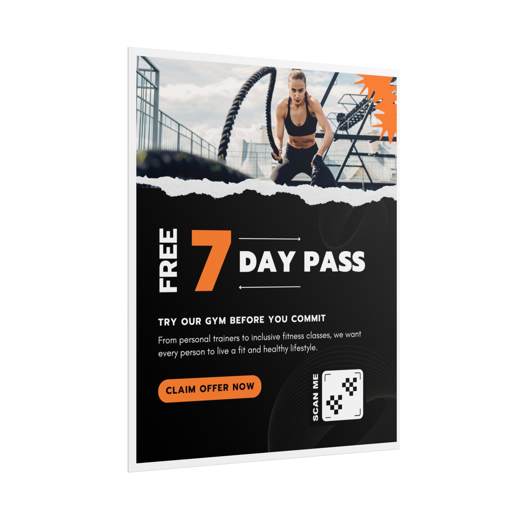 Custom Poster —Add Company Logo & Any Image