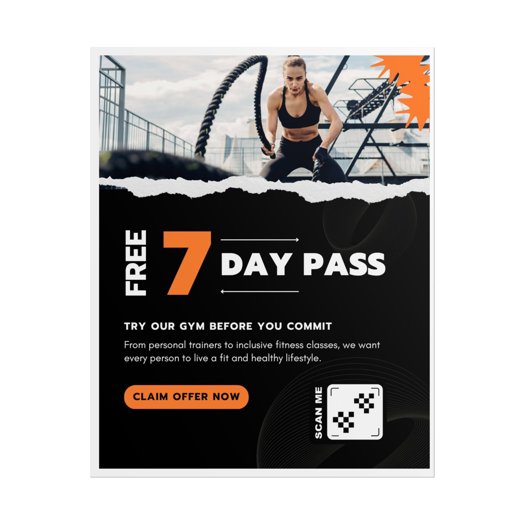 Custom Poster —Add Company Logo & Any Image